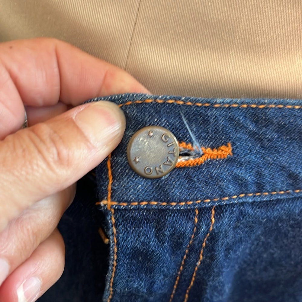 Vintage PS. Gitano, Indigo Denim Skirt. - Picture 5 of 7